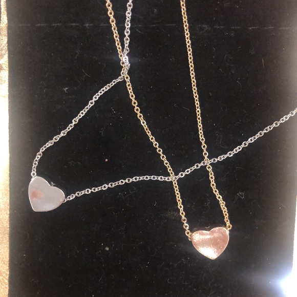 Little Polished Sculptural Heart Necklace,NWT-Boutique - Picture 3 of 10